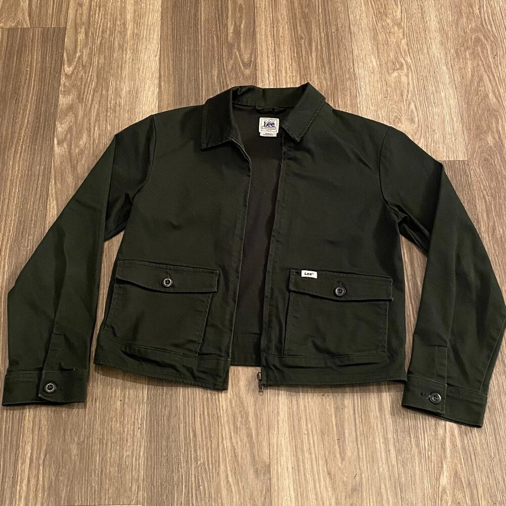Lee Utility Jacket Olive Green Women's Size XS